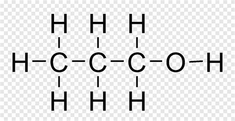 1-Propanol Lewis structure Structural formula Butanol, angle, white png ...