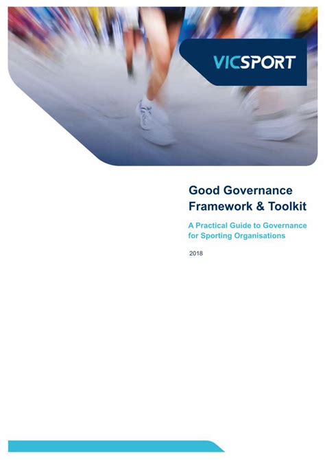 (PDF) Good Governance Framework & Toolkit · Good Governance Framework and Toolkit| 2018 Page ...