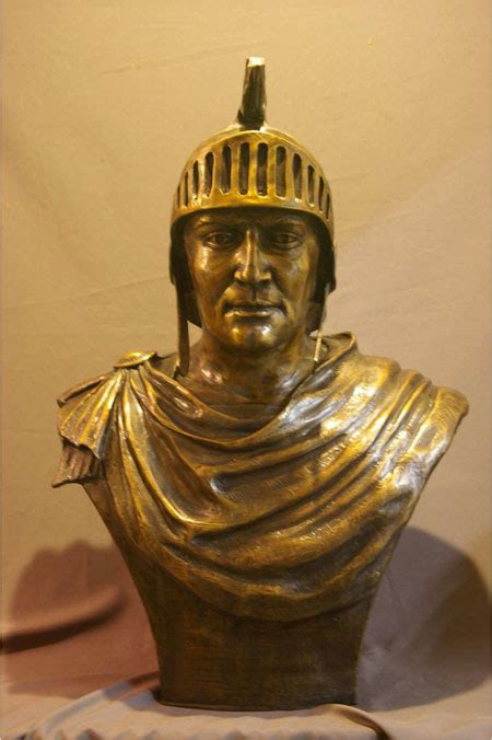 Spartan Soldier or Trojan WarriorStatue Bronze Monument Mascot