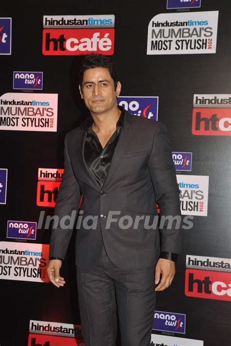 Mohit Raina was seen at the HT Mumbai's Most Stylish Awards Media