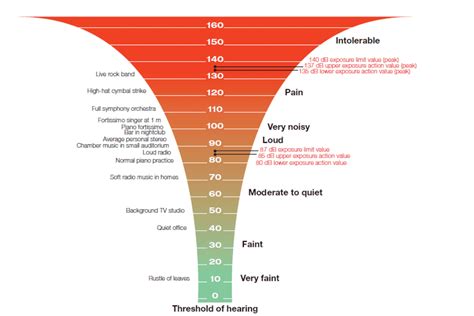 Noise Level Chart: Decibel Levels of Common Sounds With Examples ...