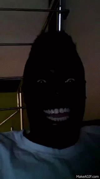 EXTREMELY Funny Black Guy Laughing in the Dark ! on Make a GIF