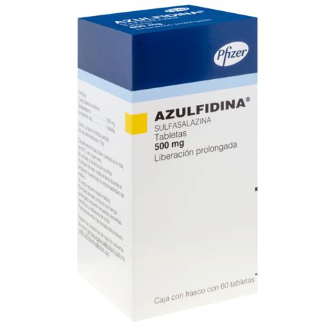 AZULFIDINA 500 MG C/60 GRAG