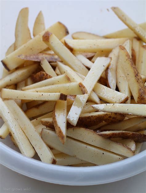 Oven Baked Steak Fries - Love Grows Wild