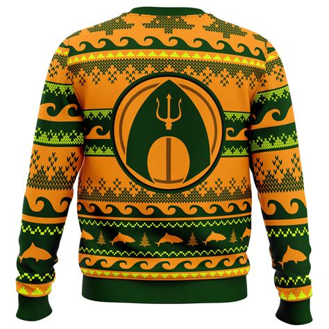 Christmas Aquaman DC Comics Ugly Christmas Sweater - Anime Ape