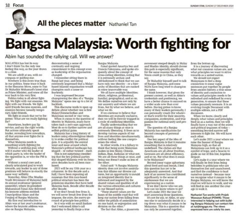 Bangsa Malaysia: Worth Fighting For – ABIM