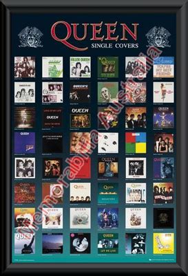 Queen Singles Poster :: Queen :: Music Memorabilia :: Entertainment ...