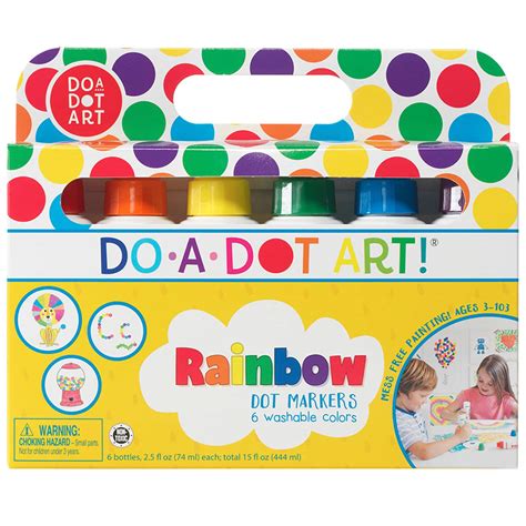 Do-A-Dot Art® Washable Rainbow 6 Colors Dot Markers | Michaels