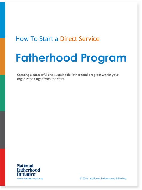 The 7 Steps to Starting a Successful Fatherhood Program