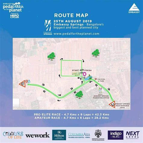 Here is the updated route map for... - Pedal for the Planet