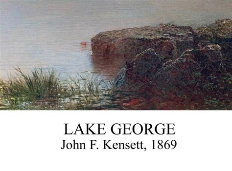 Lake George by John Kensett, 1869 24x36 Inch Print Reproduced From a Vintage Painting or ...