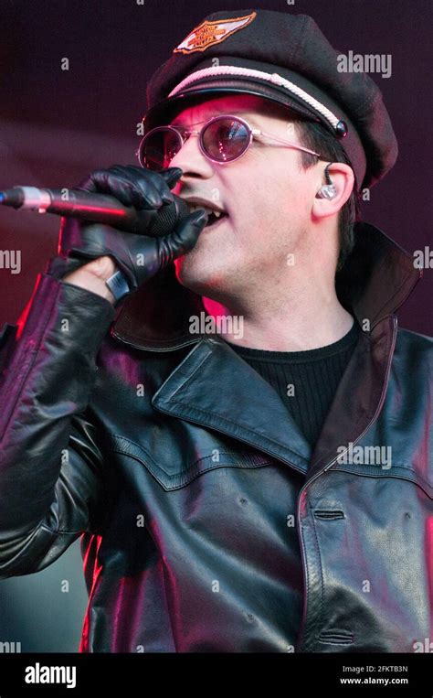 David Vanian of the Damned performing at the Wychwood festival, UK. June 8, 2012 Stock Photo - Alamy