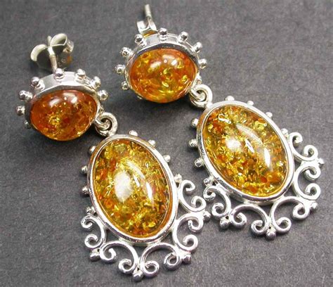 Buy Amber Earrings Online | Gem Rock Auctions