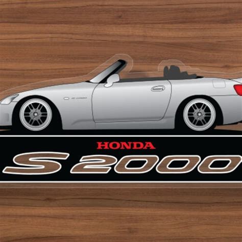 2X Lowered car outline JDM stickers For Honda S2000 Car & Truck Decals ...