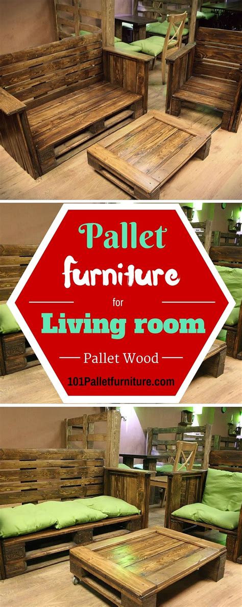 DIY #Pallet #Furniture for Living Room | Pallet Furniture Pallet Patio Furniture, Outdoor ...