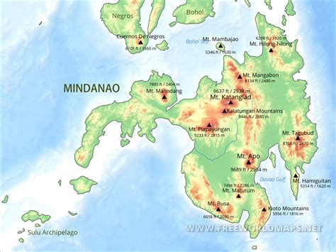 Map Of Mindanao Provinces