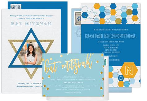 Email Online Bat Mitzvah Invitations that WOW! | Greenvelope.com