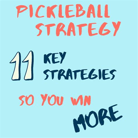 11 Pickleball Strategy Tips So You Win More - Pickleball Adventure