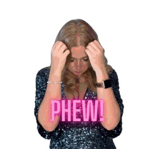 Amy Mewborn Phew Sticker - Amy Mewborn Amy Mewborn - Discover & Share GIFs