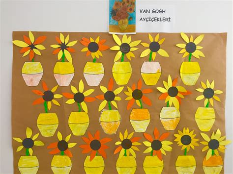 Van Gogh Sunflower Art For Kids