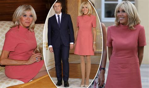 Brigitte Macron looks pretty in pink as she debuts freshly cut hair ...