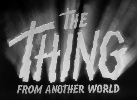 The Thing From Another World Poster