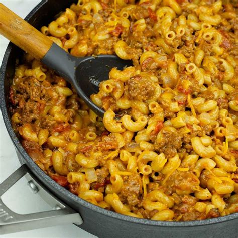 Cheeseburger Macaroni ~ One-Pot Dinner - The Salted Pepper