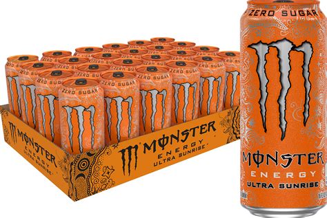 Buy Monster EnergyUltra Sunrise, Sugar Free Energy Drink, 16 Fl Oz (Pack of 24) Online at ...