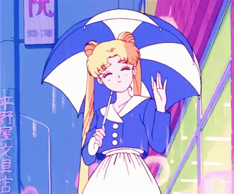 Sailor Moon Aesthetic GIF - Sailor Moon Aesthetic Rain - Discover ...