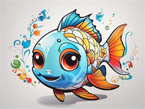 Premium AI Image | Kids Coloring Page Dori Fish