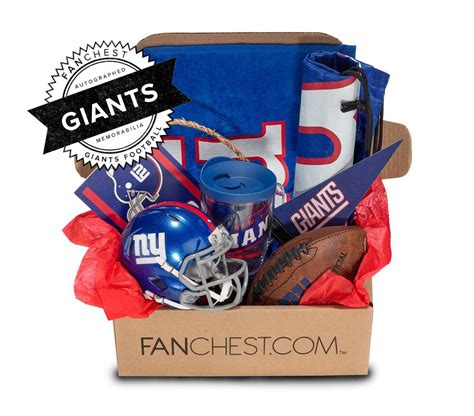 New York Giants Memorabilia Gift Box | Signed Mini | FANCHEST ...