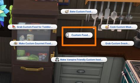 Sims 4 custom food interactions - rtsmt