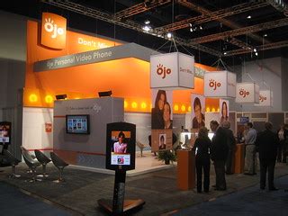 ojo trade show booth at CES 2007 | Their booth was very, ver… | Flickr