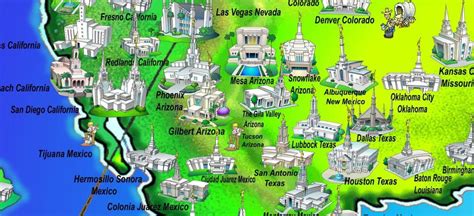 Lds Temples In California Map - Kaleb Watson