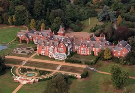 Aerial view of Bagshot Park - home to the Earl and Countess of Wessex (Edward and Sophie ...