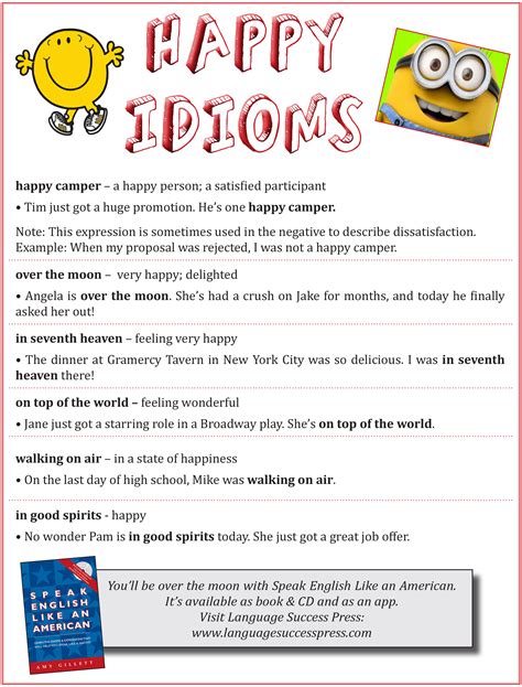 Happy #idioms - here are some great ways to express happiness in English. They should make you ...