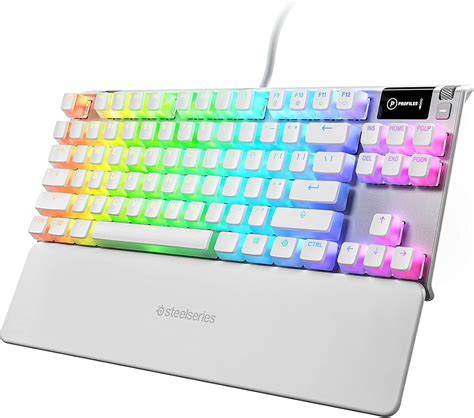 Amazon.com: SteelSeries Apex 7 TKL Compact Mechanical Gaming Keyboard – OLED Smart Display – USB ...