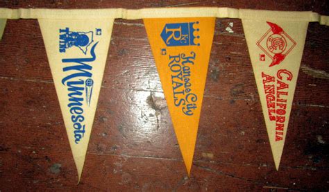 Vintage Baseball pennant banner