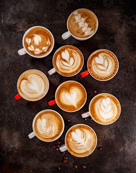 Coffee latte art - stock photo 1077276 | Crushpixel