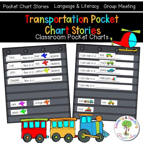 Transportation Pocket Chart Activities