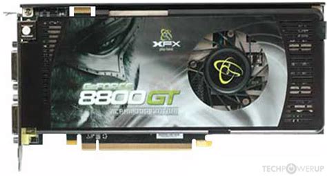 XFX 8800 GT XXX Alpha Dog Edition Specs | TechPowerUp GPU Database