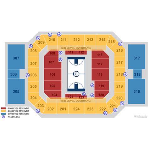 Hinkle Fieldhouse Seating Chart With Seat Numbers - Ponasa