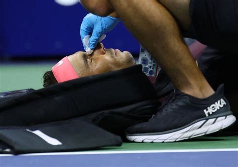 Nadal suffers freak injury at US Open - Rediff Sports