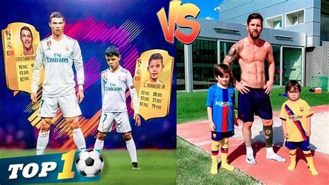 Thiago Messi Vs Cristiano Ronaldo Jr