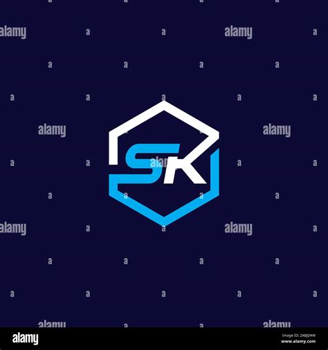 sk logo. modern sk initial logo Stock Vector Image & Art - Alamy