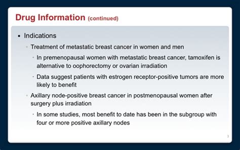 Tamoxifen - Oncology Nurse Advisor