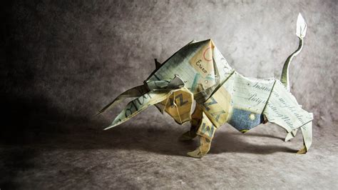 Brown and grey bull origami paper, paper, animals, origami HD wallpaper | Wallpaper Flare