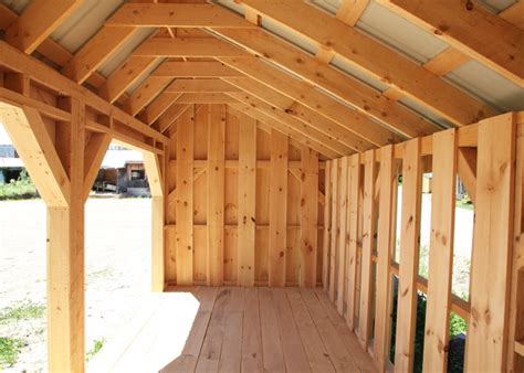 Post and beam lean to shed plans - Diy sheds