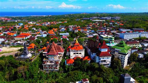 Puja Mandala Worship Complex with Indian Ocean Background View in Nusa Dua, Bali Island Stock ...