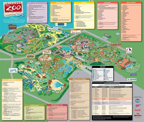 Printable Zoo Map Luxury Columbus Zoo And Aquarium Powell Ohio Best ...